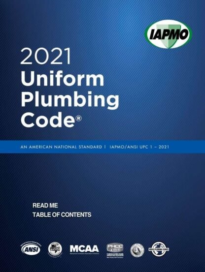 IAPMO UPC 1-2021 – Uniform Plumbing Code, First Printing PDF Download